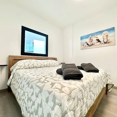 El Palmito En Centro, Terraza Privada, Cocina Completa Y Wifi Lägenhet Corralejo